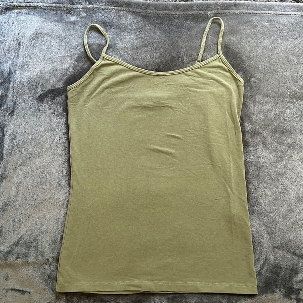 Sage green tank top